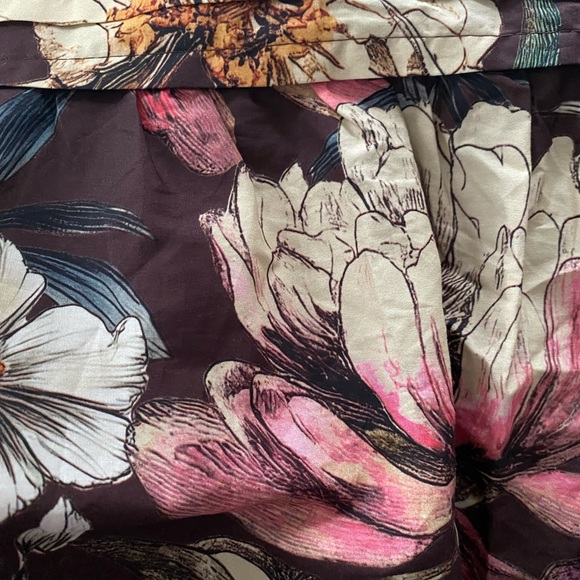 Anthropologie The Somerset Maxi Skirt brown color size M new nwt cotton - Picture 7 of 10